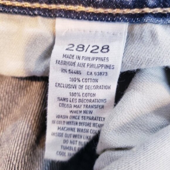 American Eagle Original Straight Leg Cotton Jeans Men's Size 28x28 - Picture 10 of 11